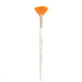 Synthetic Hair Fan Brush Size -4 Golds