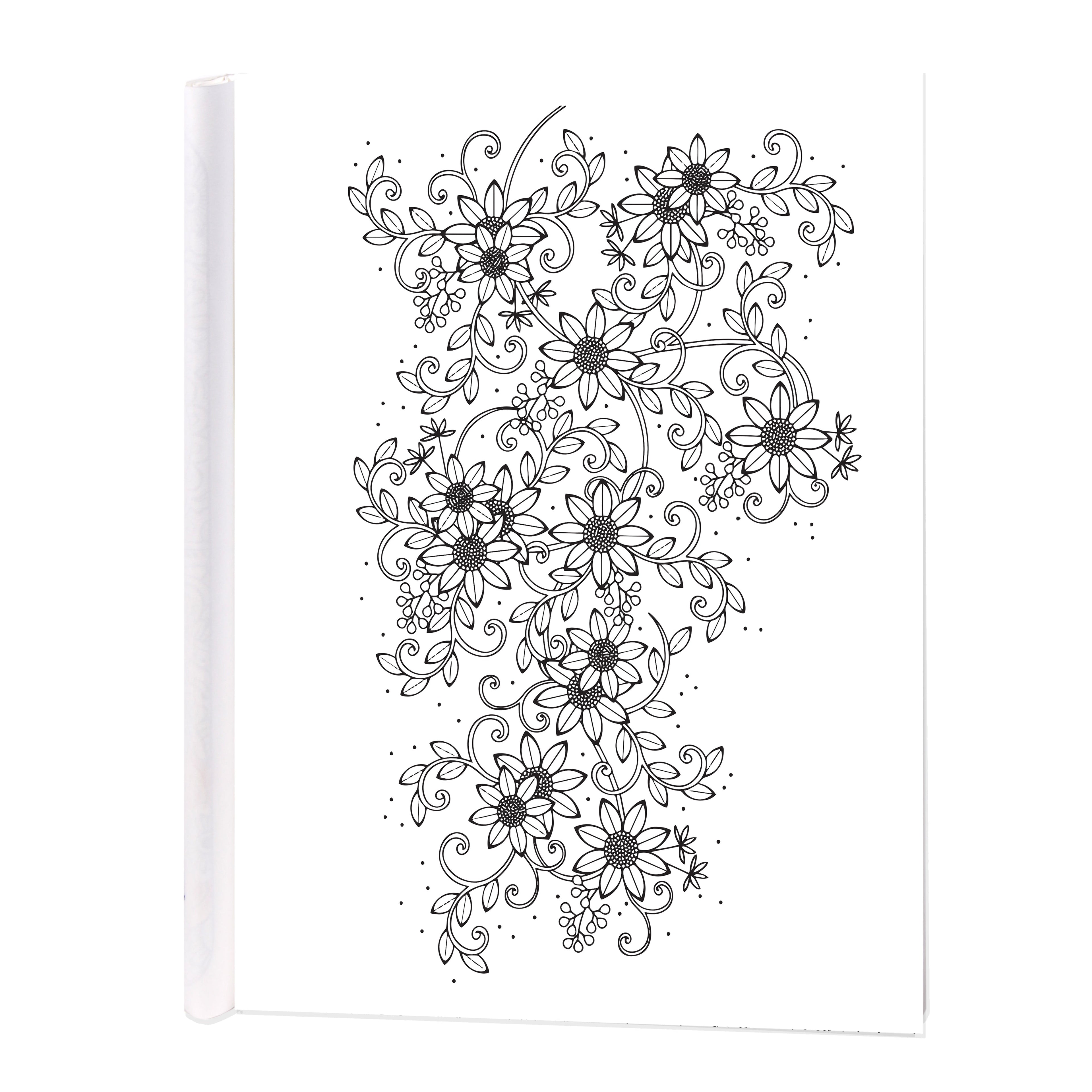 Blooms Colouring Book Lb