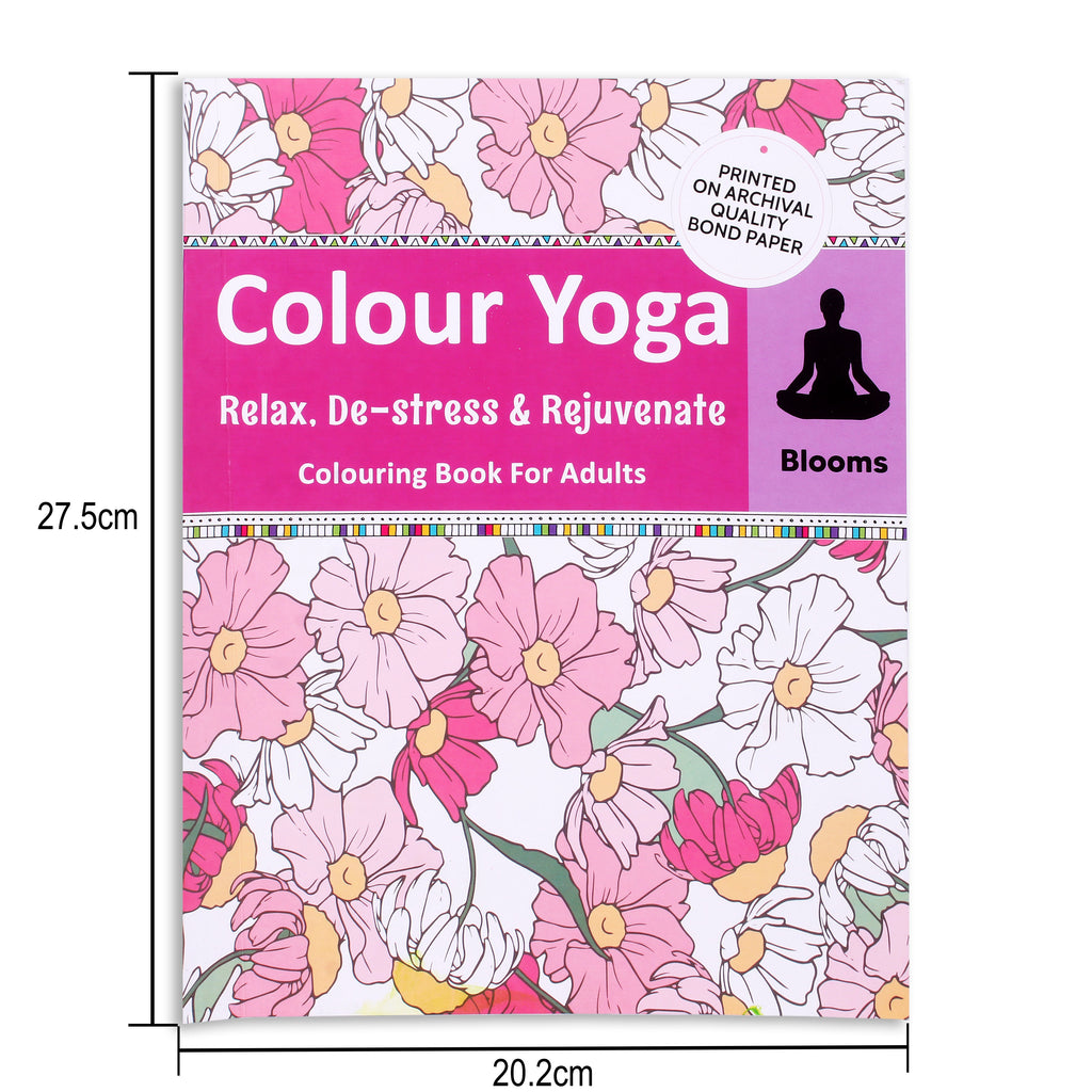 Blooms Colouring Book Lb