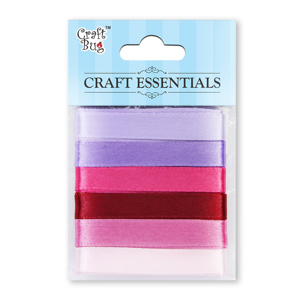 Satin Ribbons- 1/2inch Width - Girly - 12mtr
