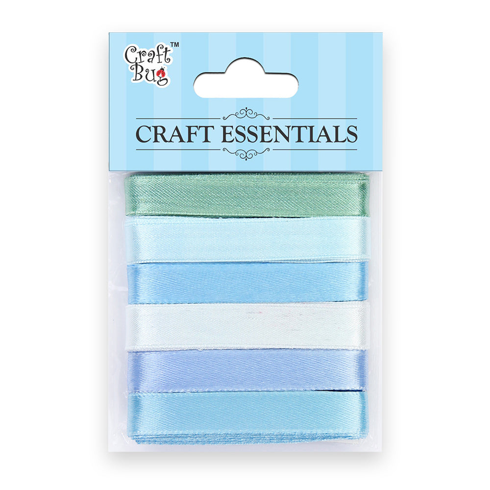 Satin Ribbons - 1/2inch-Ocean - 12mtr