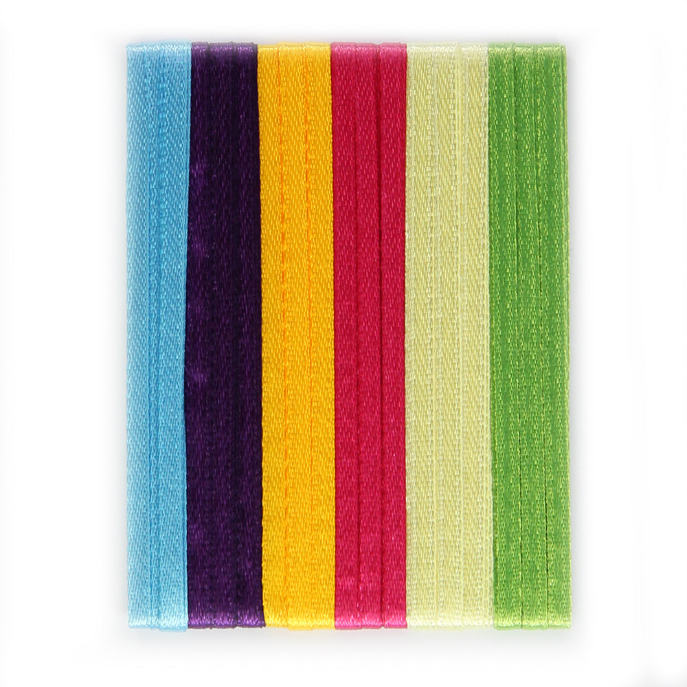 Satin Ribbons - 3mm Width - Bright - 12mtr