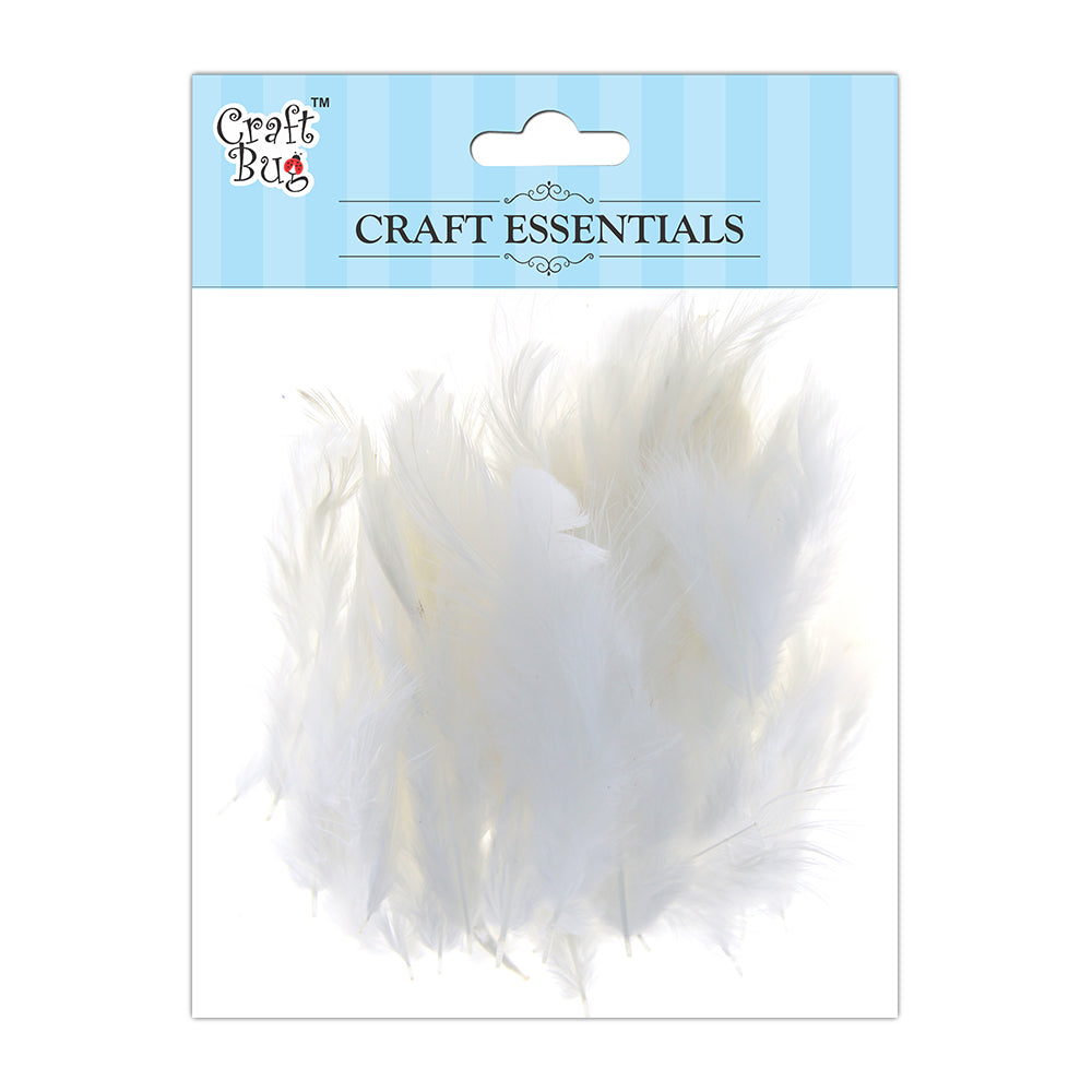 Feathers White 90pcs