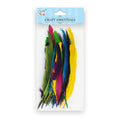 Red Indian Feathers Long Asst 25pcs