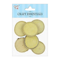 Wooden Discs 40Mmx6Mm Approx 6Pc Ib