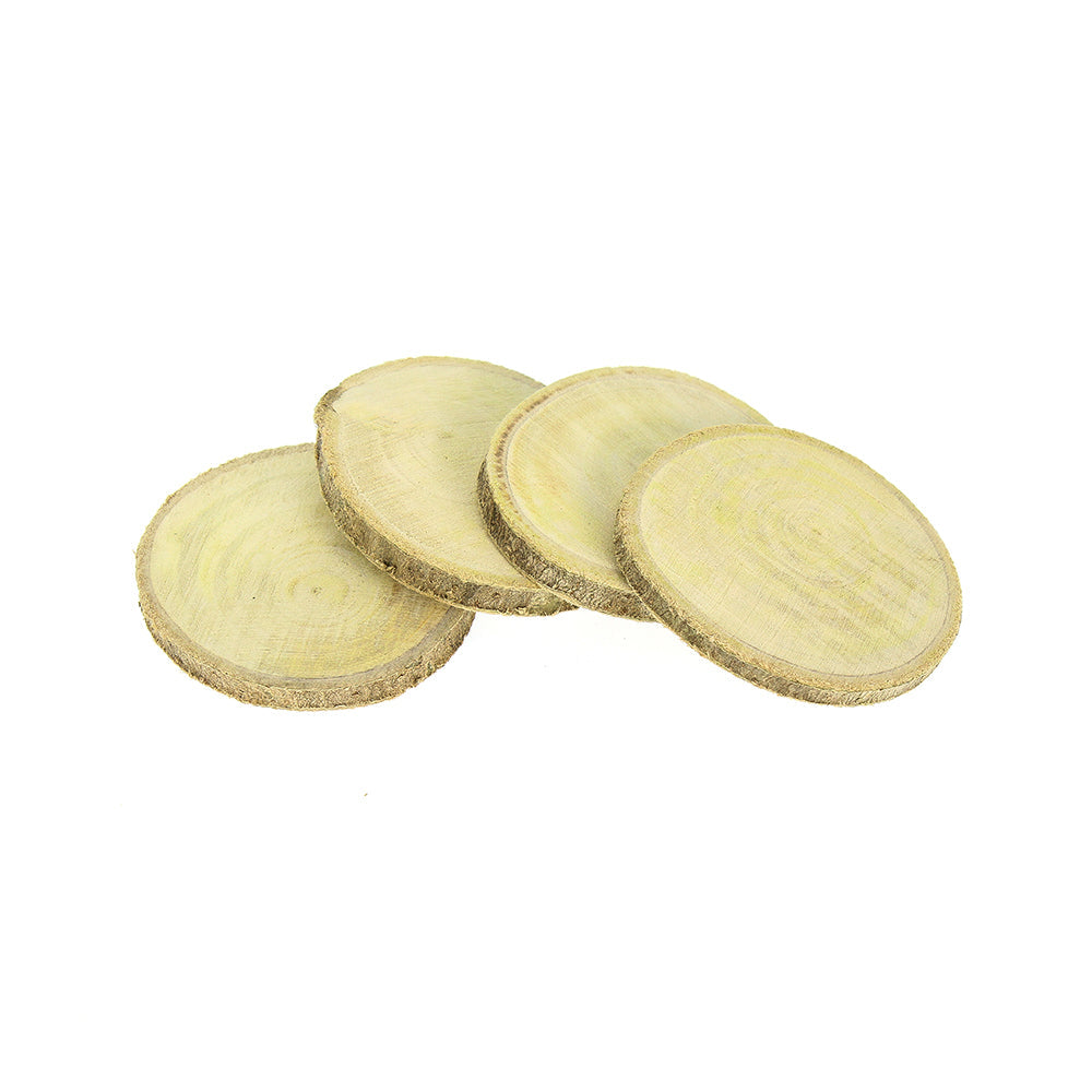 Wooden Discs 65Mmx6Mm 4Pc