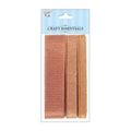 Tissue Ribbon Asst 6mm 12mm 25mm Copper 2mtrs Each