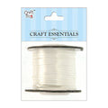 Satin Ribbon Cord White 40mtr 1.5mm 1Roll
