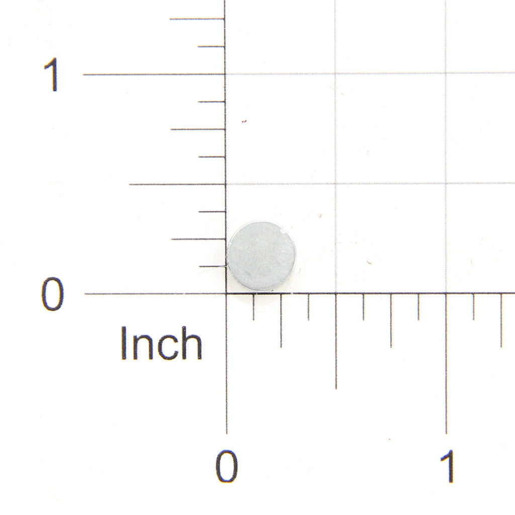 Round Disc Neodymium  Magnet - Silver, 8x1mm, 20pc