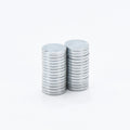Round Disc Neodymium  Magnet - Silver, 6x1mm, 30pc
