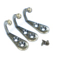 Multipurpose Hook With Screws2-Hole 3Pc Ib