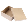 Kraft Box Square Shape Medium L4 X D2Inch 1Pc