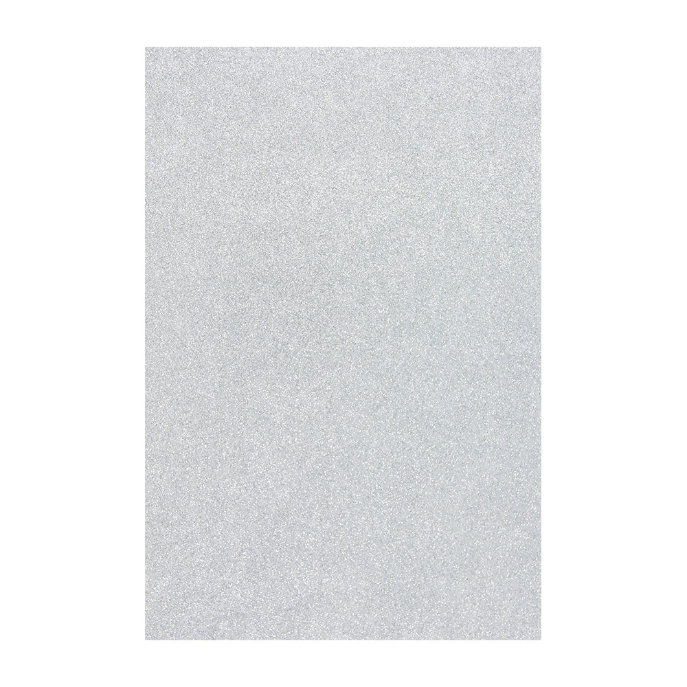 Glitter Foam A4 Silver 1Sheet Ib
