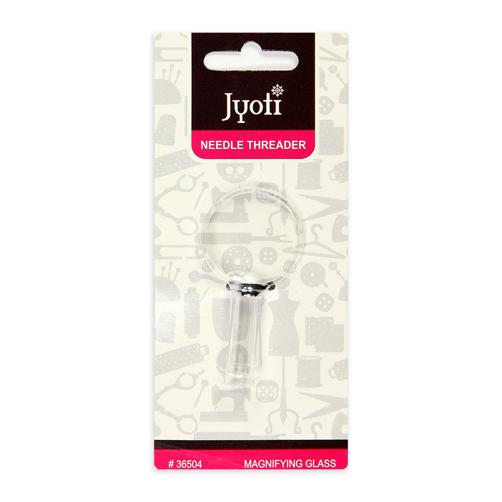 Needle Threader W/Magnifying Glass #36504 1Pc Jyoti