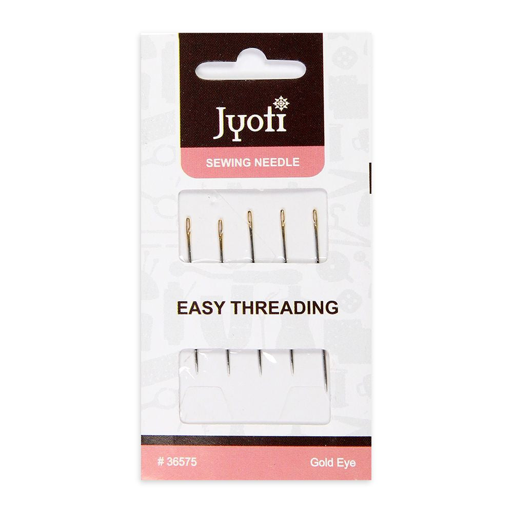 Sewing Needle W/Gold Eye #36575 5Pc Jyoti