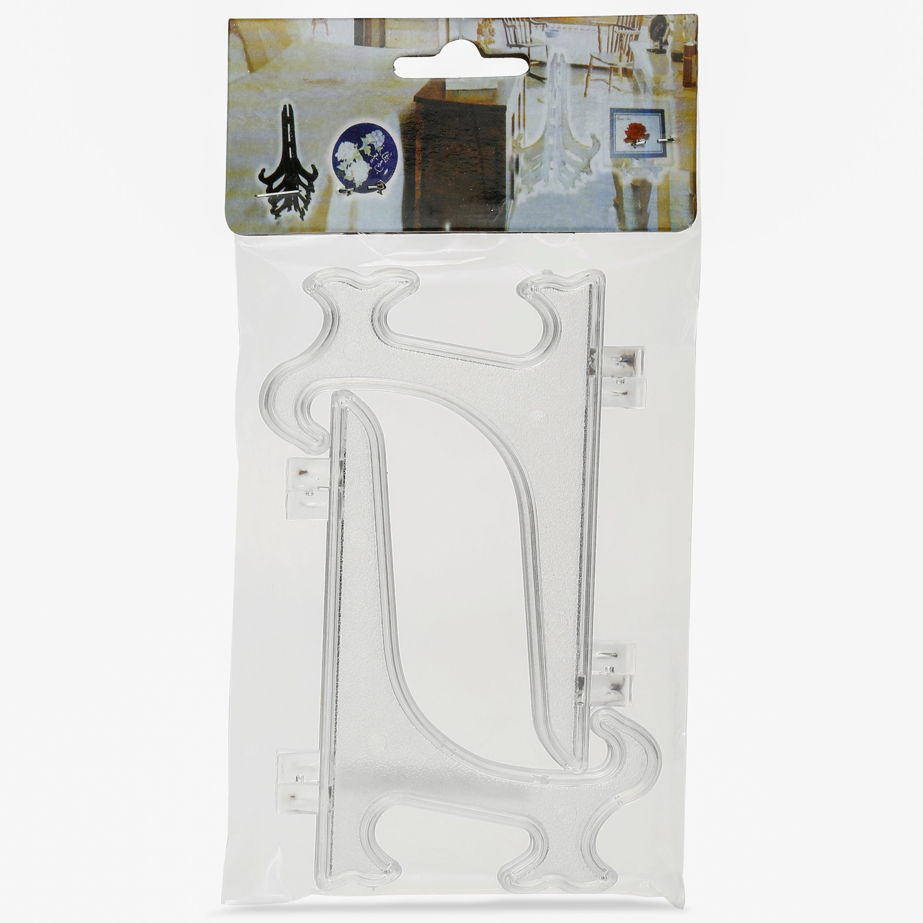 Photo Frame Holder Transparent 4 Inch2 Pc Ib