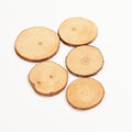 Wooden Slice Assorted Sizes  - 5Pc