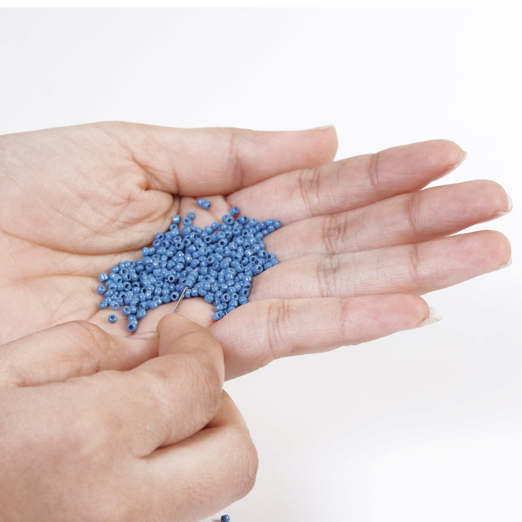 Seed Beads Deep Sea Blue 30G Ib