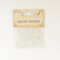 Seed Beads Opque White 30G Ib