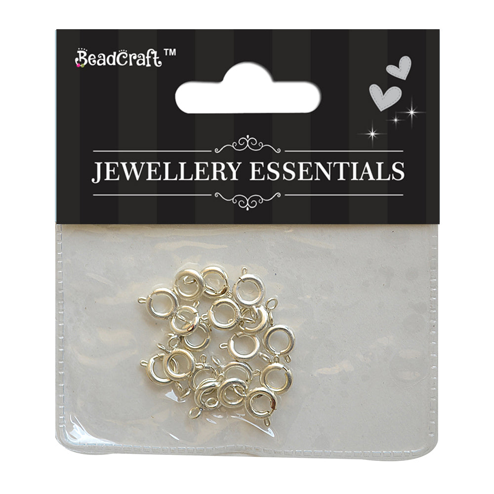 Findings Clasps Round 10mm Silver 18pc