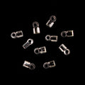 Findings End Piece F4 Silver 30Pc