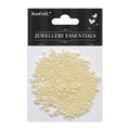 Pearl Beads Plastic 3mm Cream 20gm