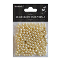 Pearl Beads Plastic 8mm Cream 20gm