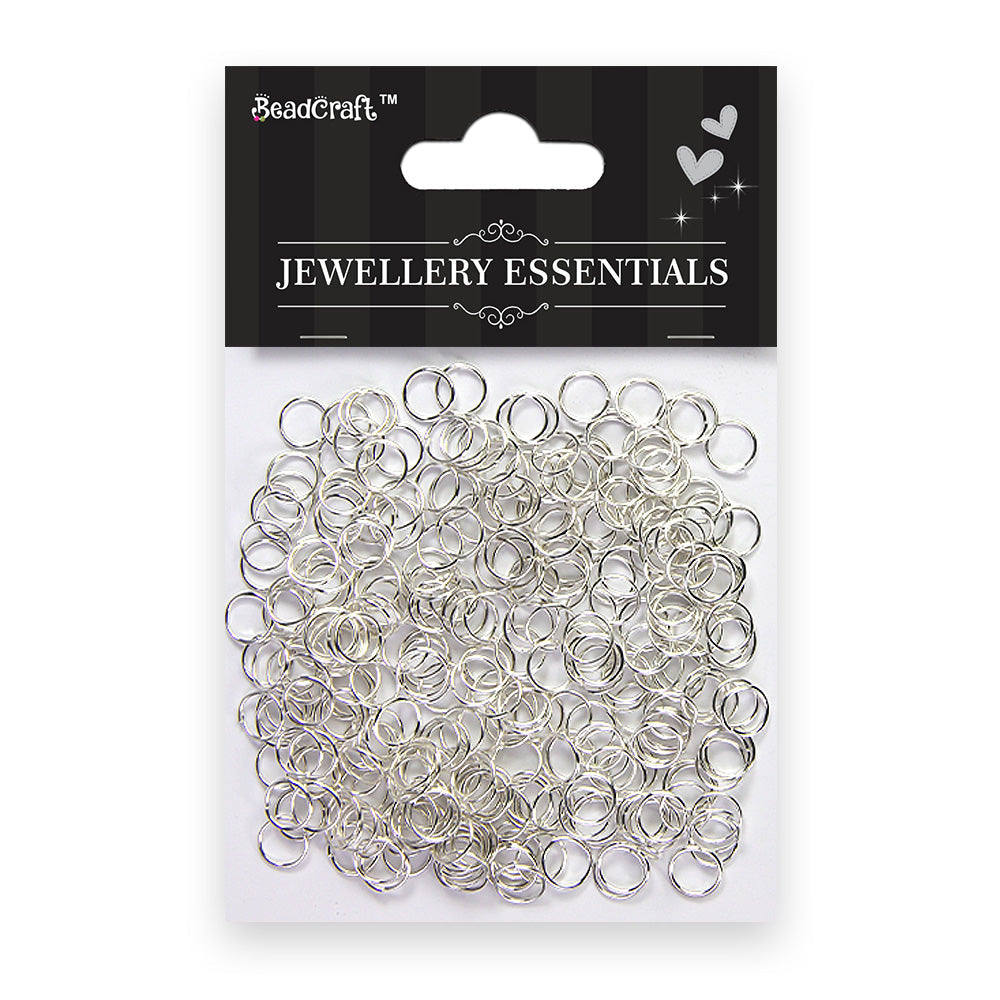 Findings Jump Ring Open 8mm Silver 25gm