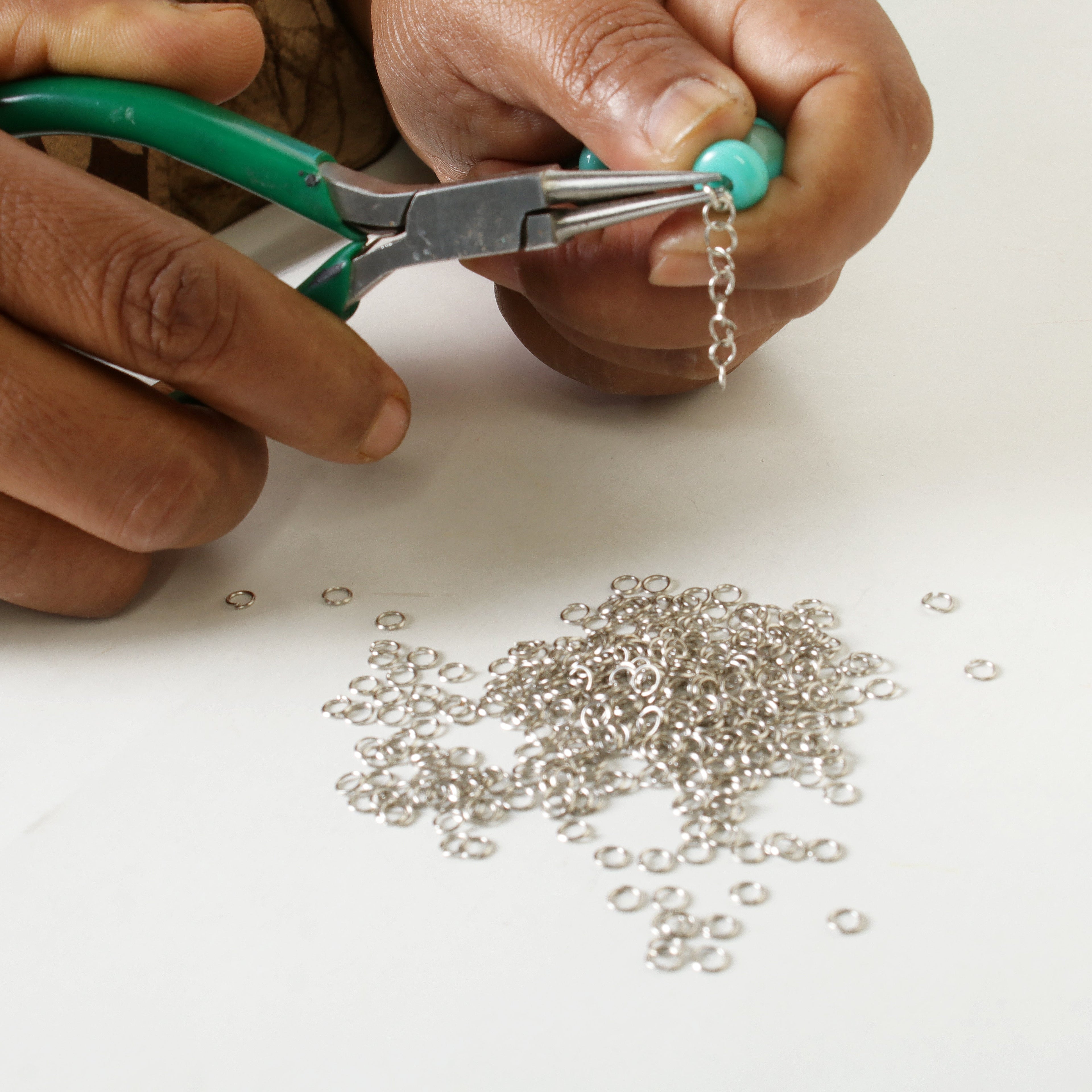 Findings Jump Ring Open 4mm Nickel 25gm