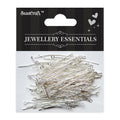 Findings Eye Pin 30Mm Silver 25Grm