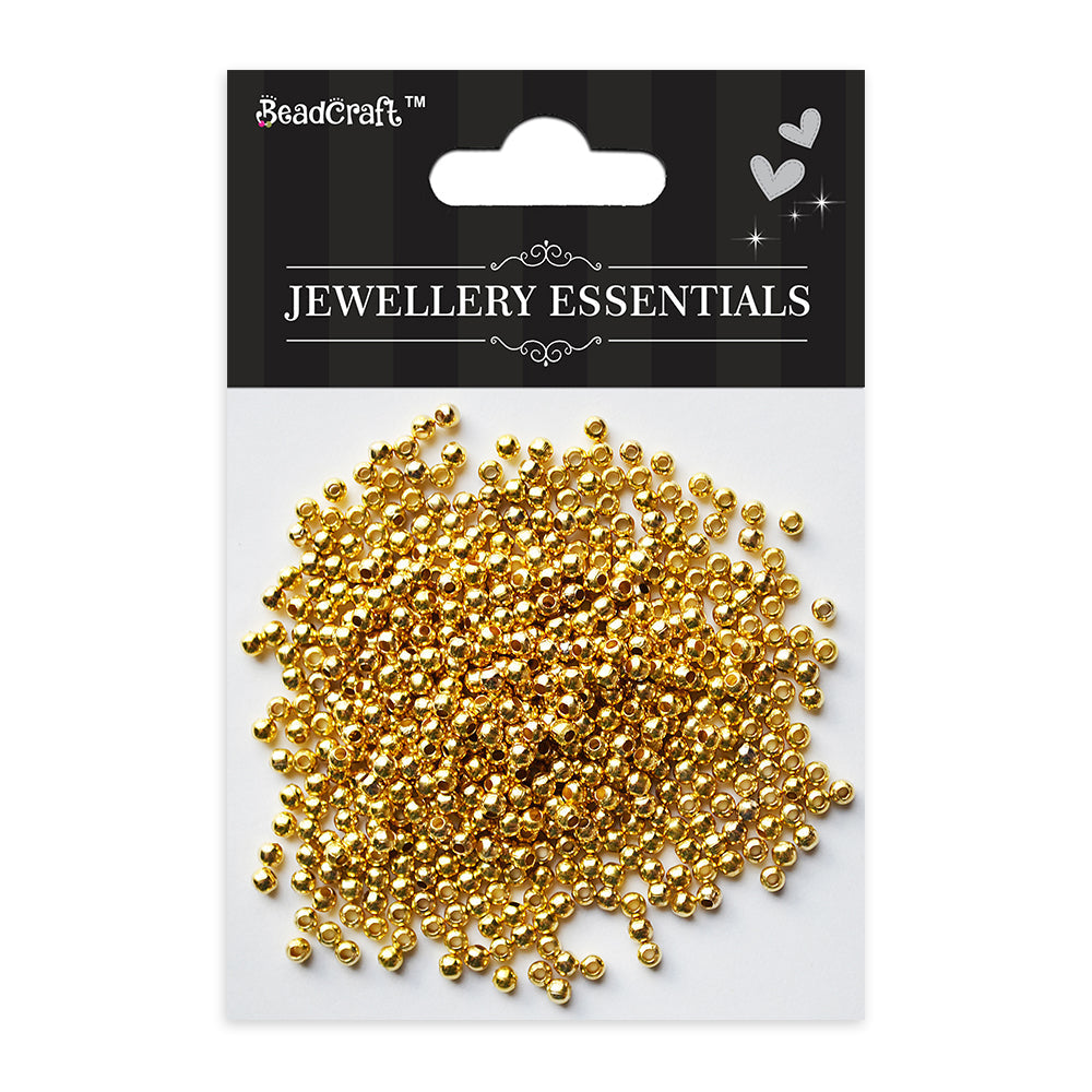 Metal Spacers 3Mm Gold 25Grm Pbhc Ib