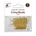 Findings Crimp Beads 2Mm Gold 5Grm