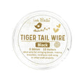Tiger Tail Wire 0.38 Mm Black 10Mtrs 1Pc Roll Ib