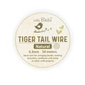 Tiger Tail Wire 0.3 Mm Natural 50Mtrs 1Pc Roll Ib