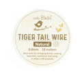 Tiger Tail Wire 0.8 Mm Natural 10Mtrs 1Pc Roll Ib