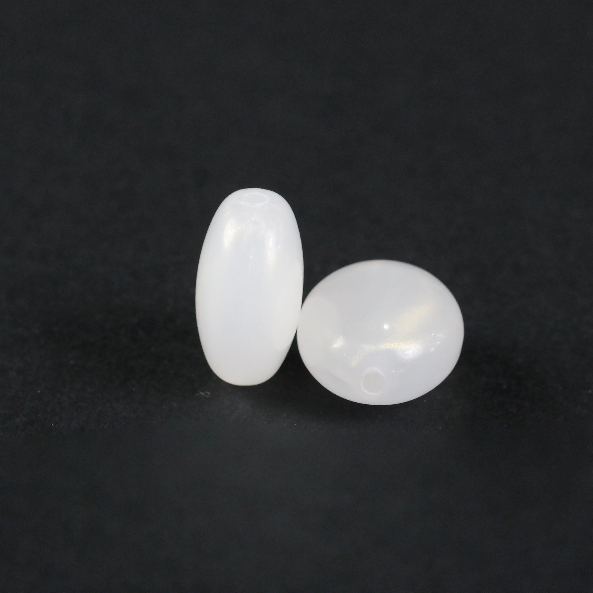 Beads Ivory Pearl Oval 19Mm X 16Mm 30G Pb Ib