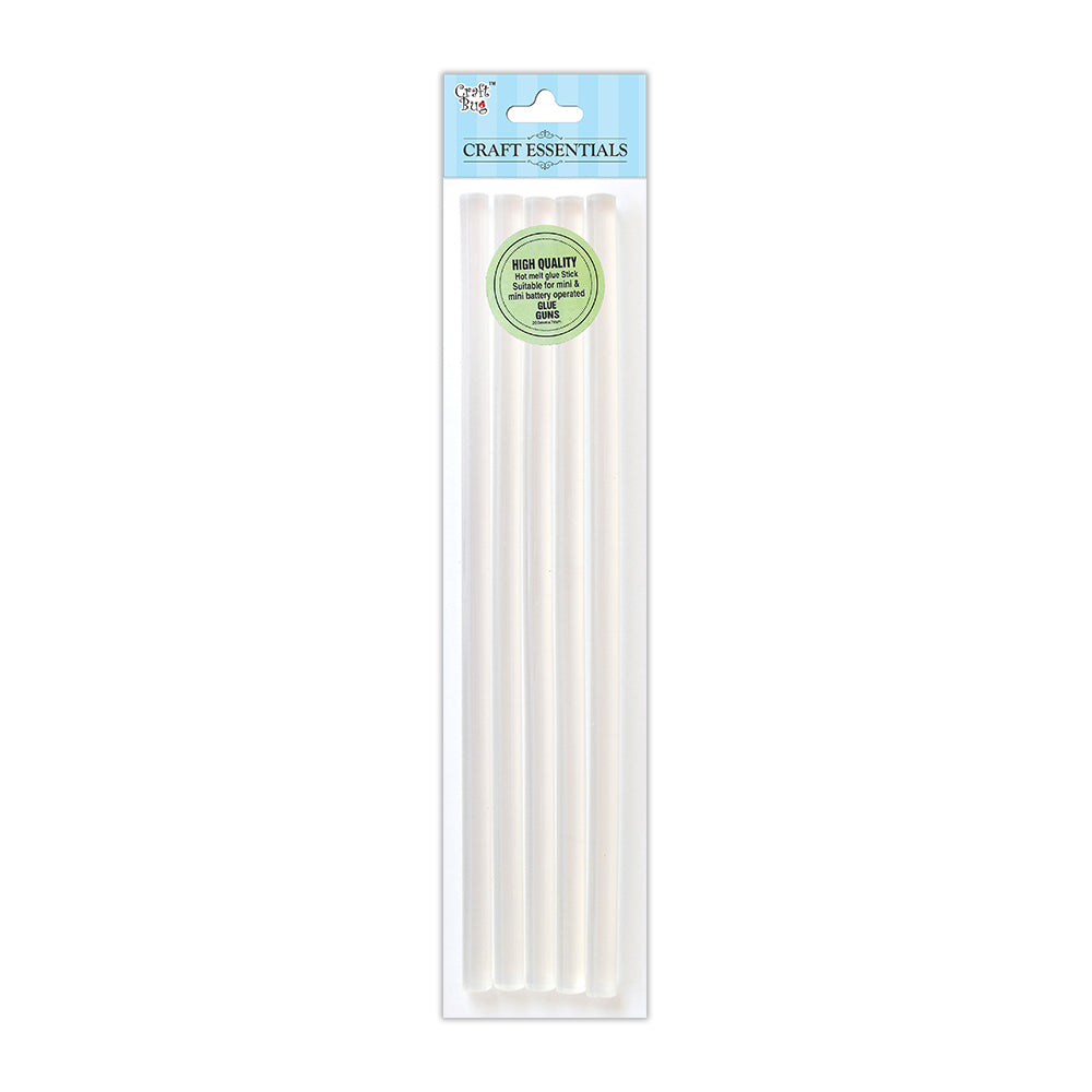 Hot Melt Glue Stick Transparent 200mm X 7mm 5pcs