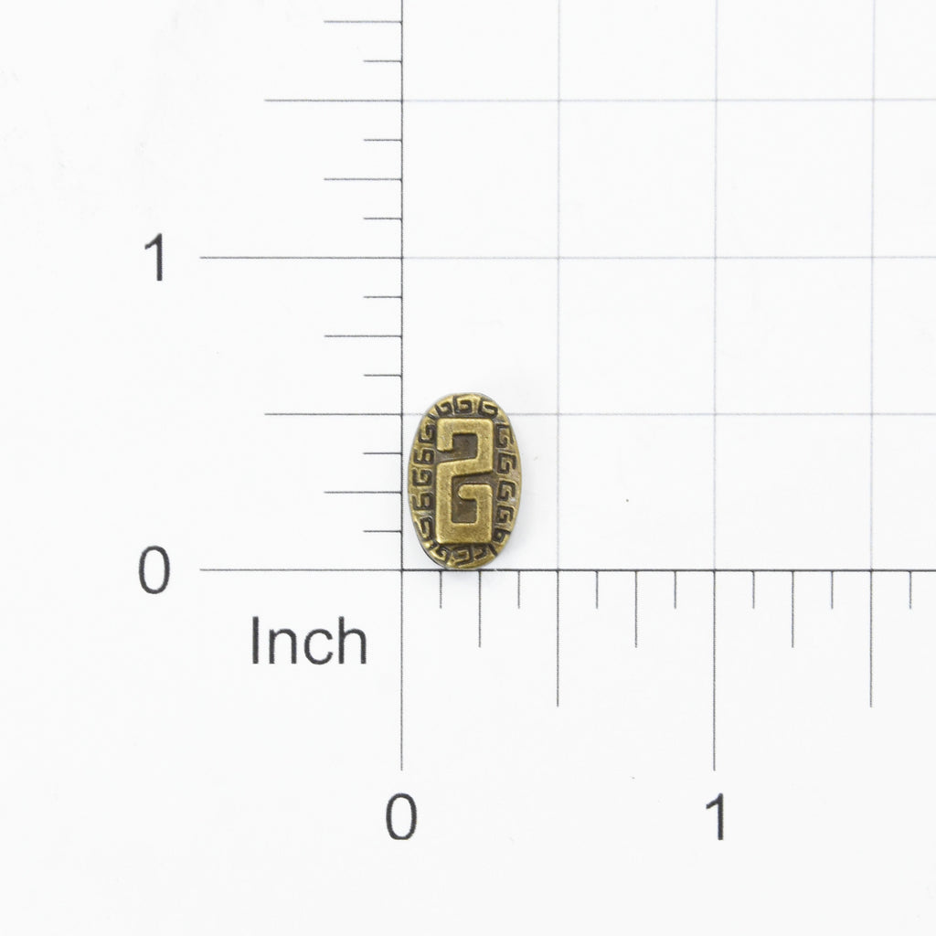 Metal Charms Typography 4Pcs Pbci Ib