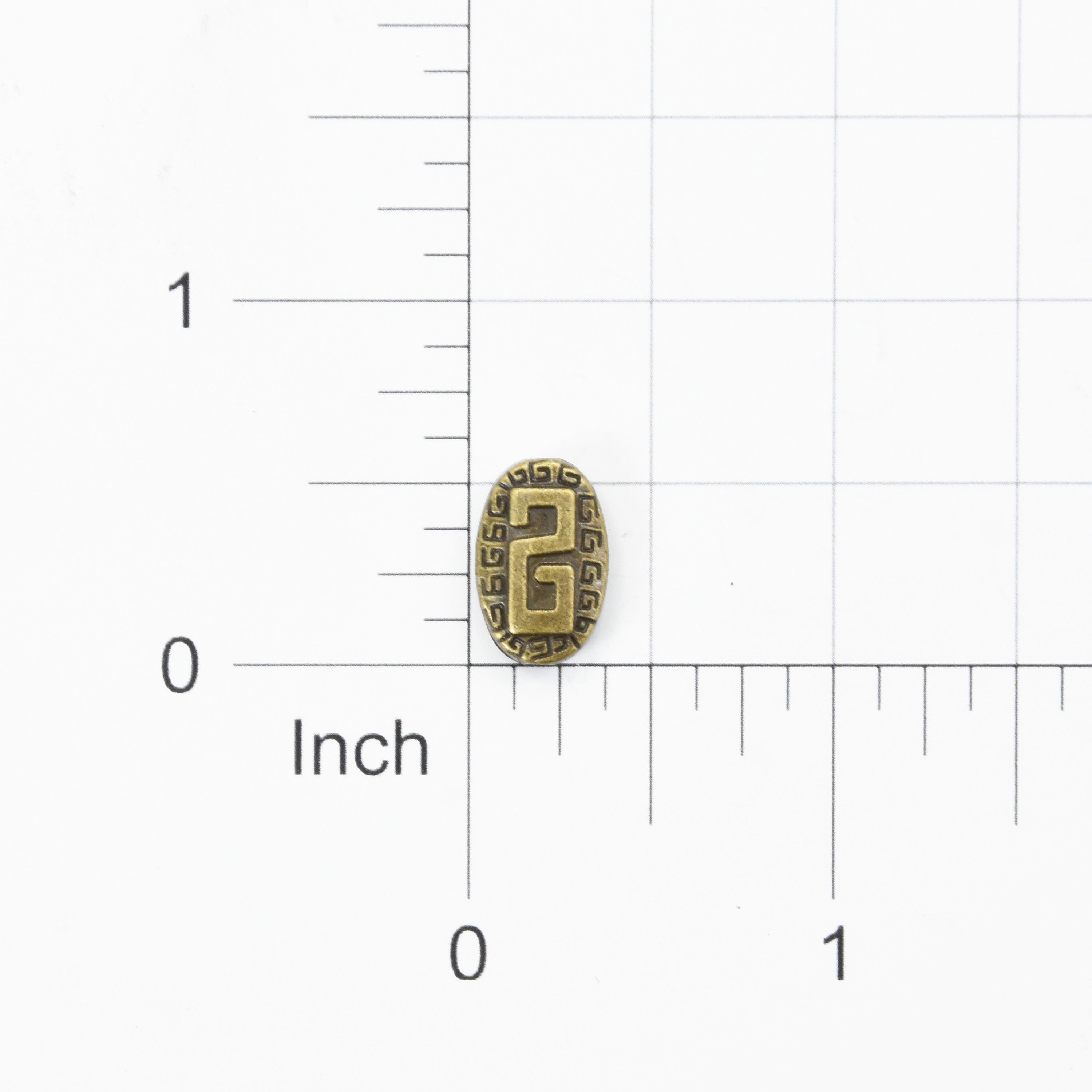 Metal Charms Typography 4Pcs Pbci Ib