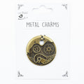 Metal Charms Cog Connection 1Pc Pbci Ib