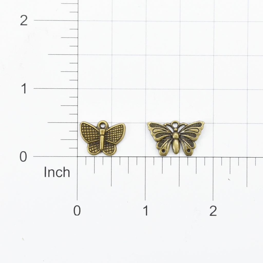 Metal Charms Butterfly Park 4Pcs Pbci Ib