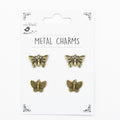Metal Charms Butterfly Park 4Pcs Pbci Ib
