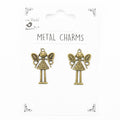 Metal Charms Fairy Twins 2Pcs Pbci Ib