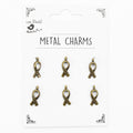 Metal Charms Hope 6Pcs Pbci Ib