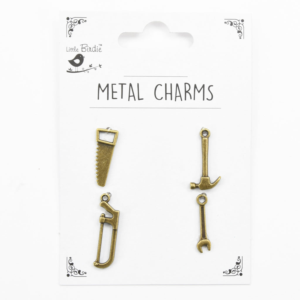 Metal Charms Tools 4Pcs Pbci Ib