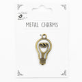 Metal Charms Light Bulb 1Pc Pbci Ib