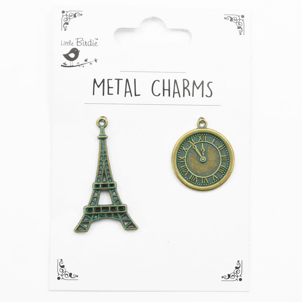 Metal Charms Vintage Essence 2Pcs Pbci Ib