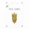 Metal Charms Wise Owl 1Pc Pbci Ib