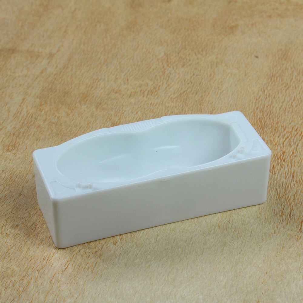 Miniature Bathtub Rectangle 9X4cm 1pc