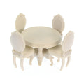 Miniature Round Dining Table 38Mm 5Pcs Ib